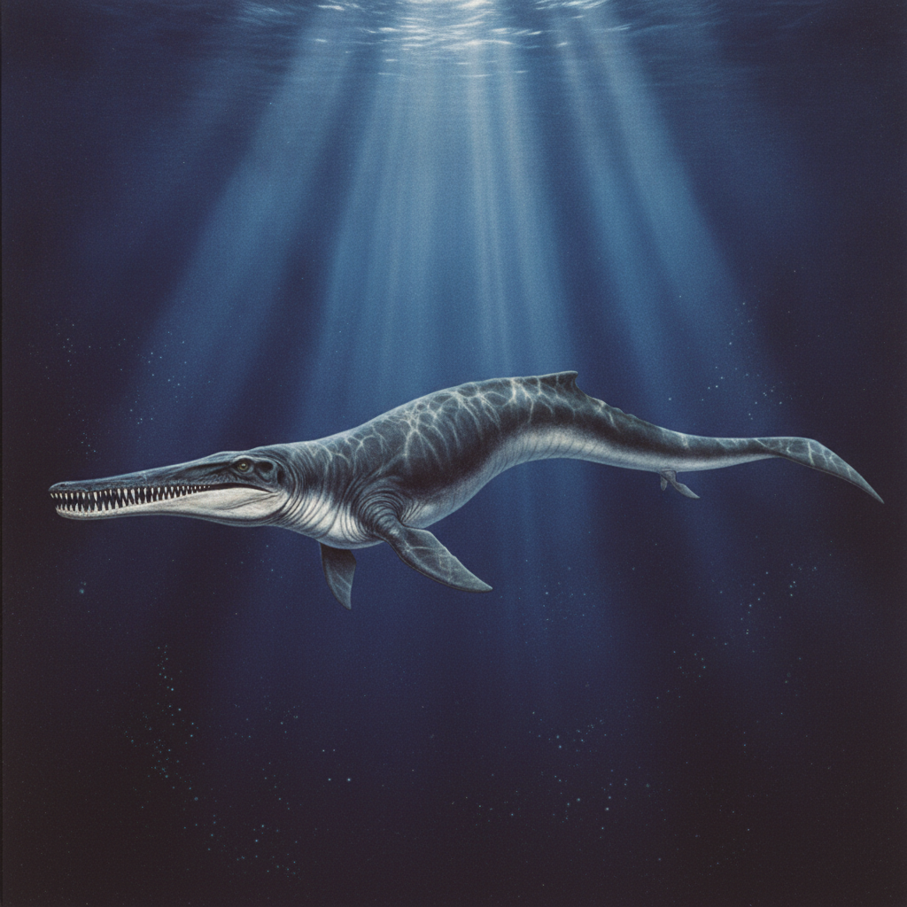 Basilosaurus skeleton